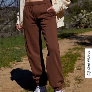 Brandy Melville Brown Rosa Sweatpants